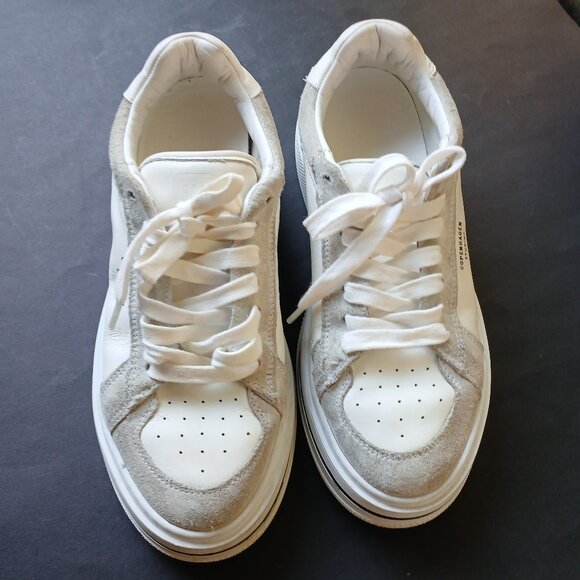 Copenhagen Studios Low-top Sneakers CPH181 Leather Mix White Size 9 - Picture 3 of 10